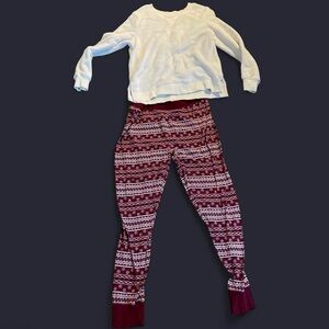 Old Navy Christmas pajama set